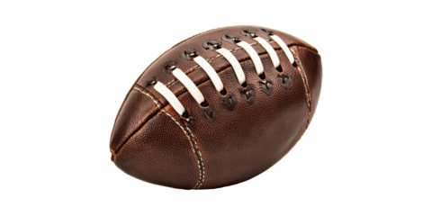 American Football. Symbol Of Sportsmanship And Team Spirit Isolated On Transparent Background