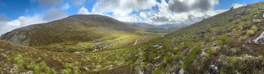 panorama of the mountains