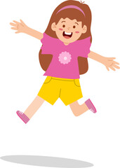 Doodle Happy Kids jumping 3