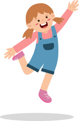 Doodle Happy Kids jumping 10