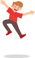 Doodle Happy Kids jumping 9