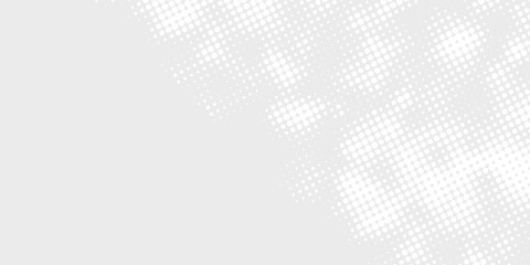 Dot white gray wave light technology texture background. halftone modern white background