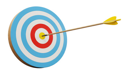 Isolated Target with Arrow