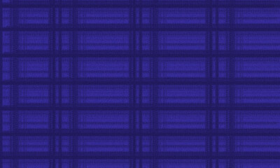 Deep Blue Plaid Fabric Texture Seamless Pattern image