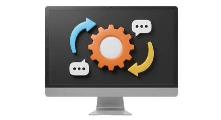 Isolated Communication And Conversation Gear Monitor