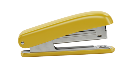 Isolated Yellow Stapler