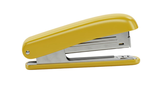 Isolated Yellow Stapler