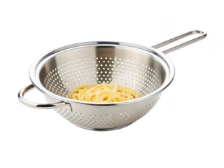 Pasta strainer png kitchen strainer png noodle strainer png pasta colander png food strainer png draining basket png transparent background image