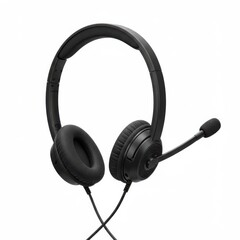 Wired headset microphone headphones computer audio communication