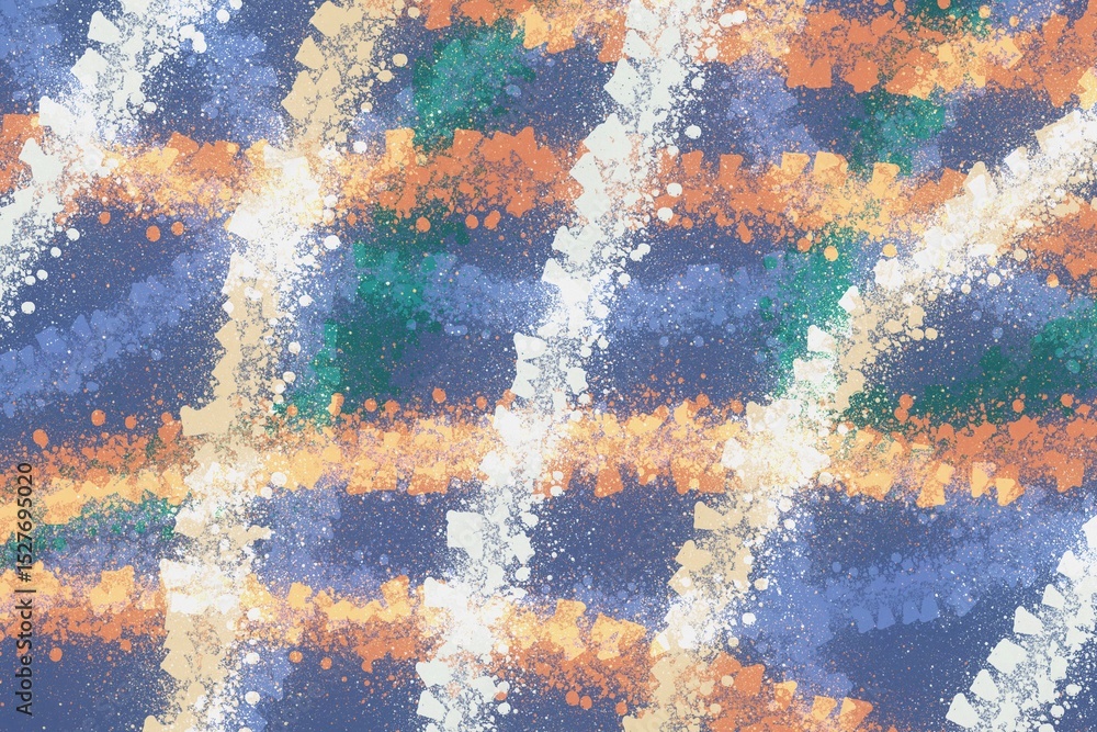 Aufkleber vibrant abstract pattern with dynamic textures and colors