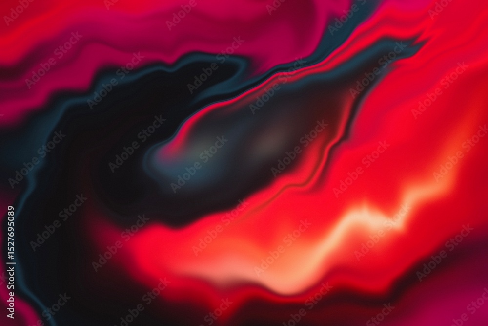 Poster vibrant swirls of red and black create a mesmerizing visual experience