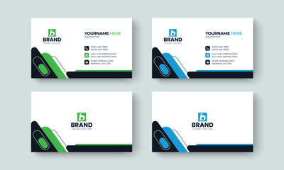 Corporate modern and unique business card design layout template. Template design for business card, visiting Card, identity card, contact, branding, stationery design template.
