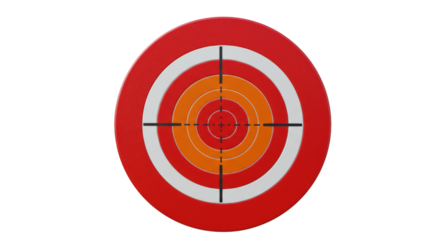 Isolated shooting target
