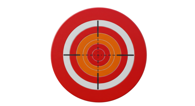 Isolated shooting target