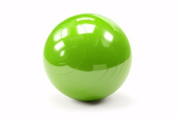 Gym medicine ball, shown in 3D, isolated on a clean white backdrop for focus.
