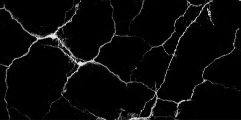 Elegant black marble texture with white veining, timeless sophistication. high-resolution grunge texture featuring a distressed black background with visible dust, scratches, and subtle cracked wall.