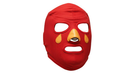 Isolated Luchador wrestling mask