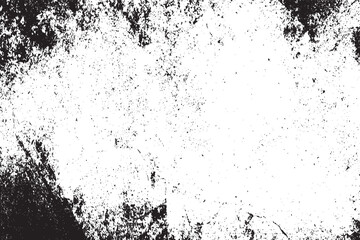Grungy Black and White Distressed Texture Background