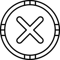 Fototapeta premium Close Icon