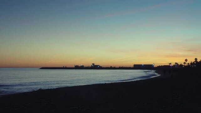 Cabopino beach post sundown timelapse