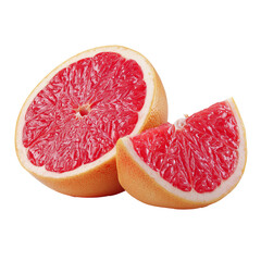 grapefruit isolated on white