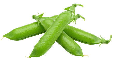 Isolated Green Peas
