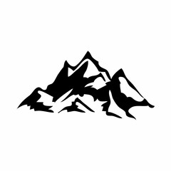 mountain and outdoor adventure vector logo design, vintage style