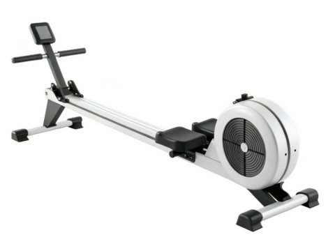 Rowing machine png rowing exercise machine png fitness machine png home gym equipment png cardio machine png workout machine png gym machine png exercise equipment png transparent background image