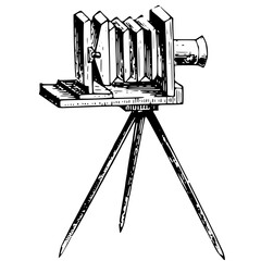Antique Camera Vintage Illustration⁠
