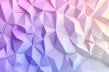 Obraz premium Abstract Polygonal Pattern with Soft Lavender to Pink Gradient