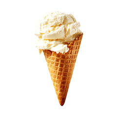 ice cream isolated on white