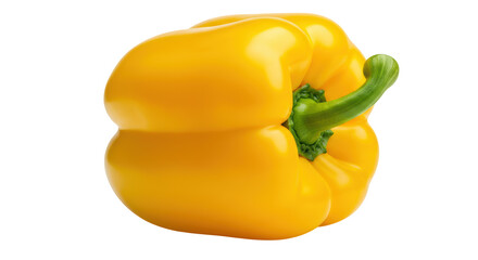 Isolated yellow bell pepper
