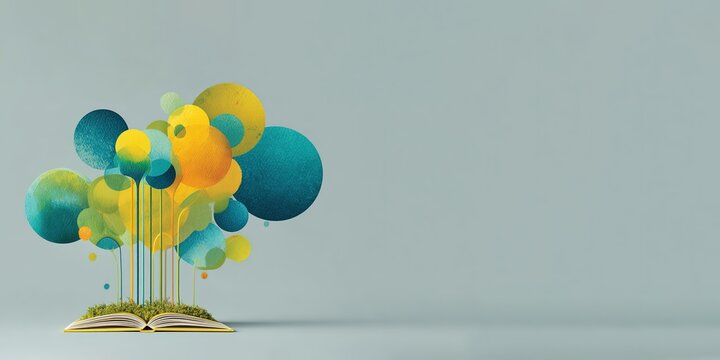 Clean Cream Canvas with Subtle Education Icons for Presentations