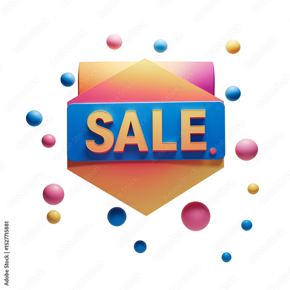 Poster vibrant 3d 