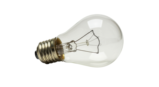 Isolated Light Bulb