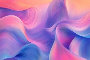 Obraz premium Abstract Swirling Shapes with Pastel Gradient Background