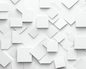 Obraz premium Abstract White Square Background Texture