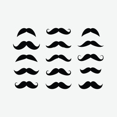 Download high-quality mustache illustration vectors in various styles. Perfect for logos, posters, barbershops, and design projects. Free & premium formats available.