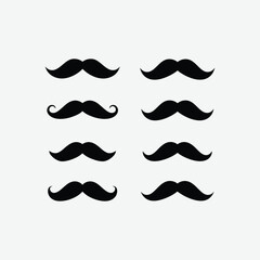 Download high-quality mustache illustration vectors in various styles. Perfect for logos, posters, barbershops, and design projects. Free & premium formats available.