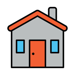 House sign symbol vector flat icon