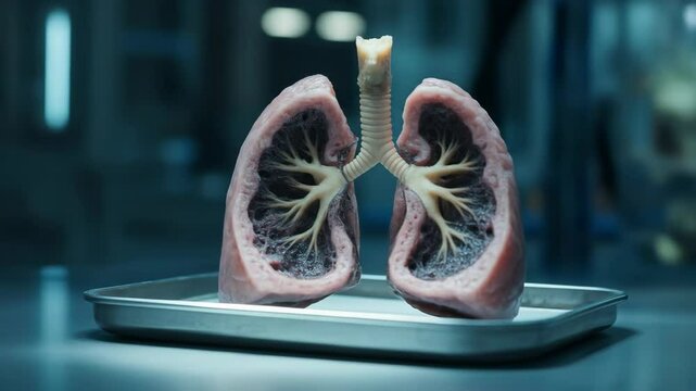 Detailed lungs anatomy model for educational use high quality educational materials ideal for educational publications visual aid for science classes