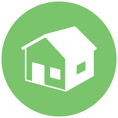 House sign symbol vector flat icon