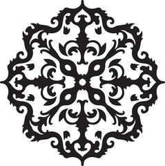 Ornate Circular Medallion Design vector