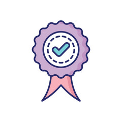 Medal Vector icon