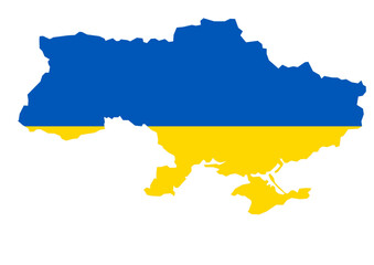 Obraz premium map of ukraine