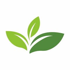 Logo of green Tree leaf ecology ,modern