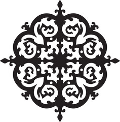 Ornate Circular Medallion Design vector