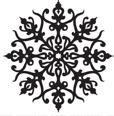 Ornate Circular Medallion Design vector