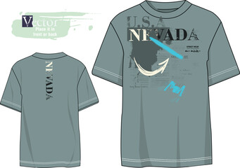 art T, Urban typography hipster street art, Tees, NEVADA urban graffity design, graphic tees art, graffiti slogan print, Grunge quote typography. typography street art, t shirt graphics.eps