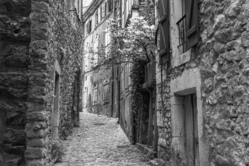 the village of Vallon Pont d'Arc in Ardèche